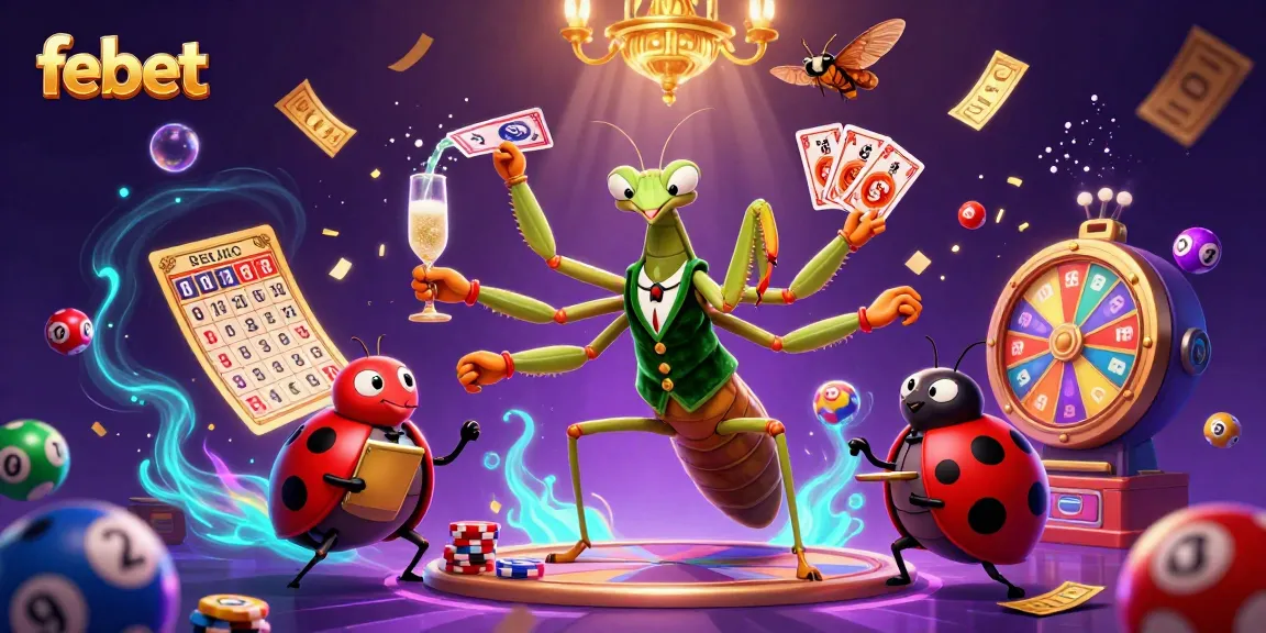 Experience the excitement of febet with dynamic lottery balls and thrilling casino elements.