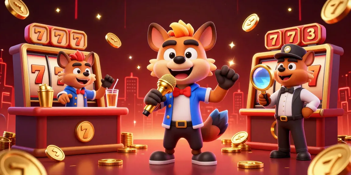 Zoccer Casino hyenas create a lively atmosphere with slots and gold coins, showcasing the fun of gaming.